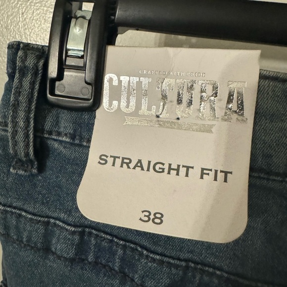 NWT:Men Cultura straight fit jeans, Size 38, Y2K Flair, Vintage wash, & Retro - Picture 11 of 15